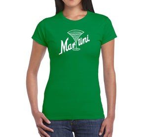 Martini - Women's Word Art T-Shirt