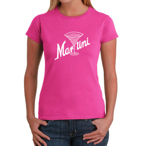 Martini - Women's Word Art T-Shirt