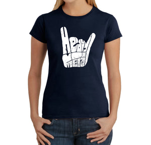Heavy Metal - Women's Word Art T-Shirt