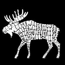 Load image into Gallery viewer, Moose  - Full Length Word Art Apron