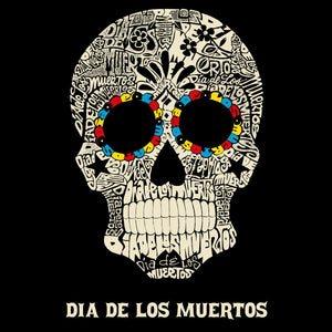 Dia De Los Muertos - Women's Word Art V-Neck T-Shirt