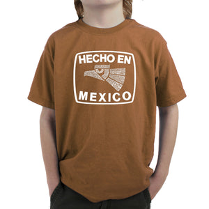 HECHO EN MEXICO - Boy's Word Art T-Shirt