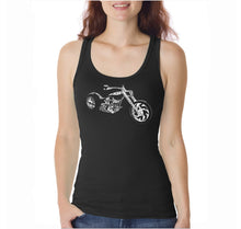 Load image into Gallery viewer, MOTORCYCLE  - Women&#39;s Word Art Tank Top