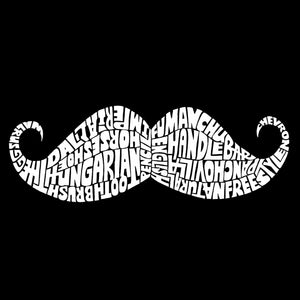Ways To Style A Moustache - Girl's Word Art Crewneck Sweatshirt
