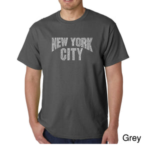 NYC NEIGHBORHOODS - Men's Word Art T-Shirt