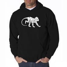 Load image into Gallery viewer, Monkey Business - Men&#39;s Word Art Hooded Sweatshirt