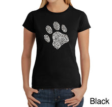 Load image into Gallery viewer, Dog Paw - Women&#39;s Word Art T-Shirt