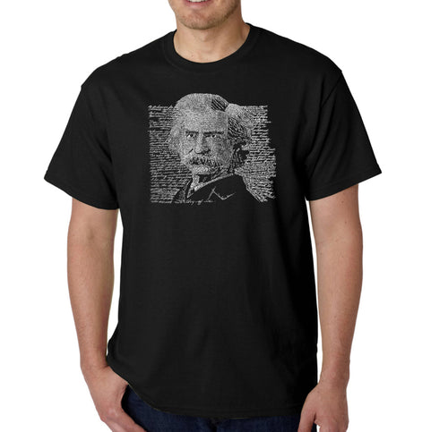 Mark Twain - Men's Word Art T-Shirt