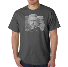 Load image into Gallery viewer, Mark Twain - Men&#39;s Word Art T-Shirt