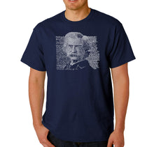 Load image into Gallery viewer, Mark Twain - Men&#39;s Word Art T-Shirt