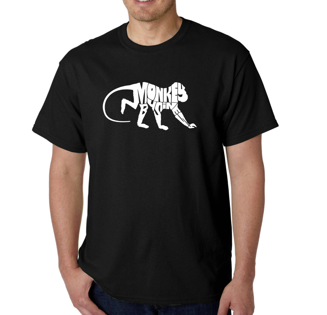 Monkey Business - Men's Word Art T-Shirt