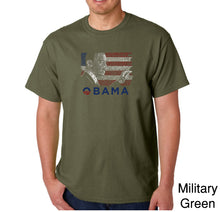 Load image into Gallery viewer, OBAMA AMERICA THE BEAUTIFUL - Men&#39;s Word Art T-Shirt