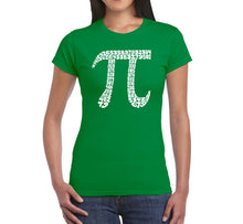 Load image into Gallery viewer, THE FIRST 100 DIGITS OF PI - Women&#39;s Word Art T-Shirt