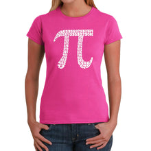Load image into Gallery viewer, THE FIRST 100 DIGITS OF PI - Women&#39;s Word Art T-Shirt