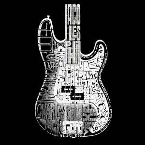 Bass Guitar  - Full Length Word Art Apron