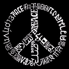 Load image into Gallery viewer, THE WORD PEACE IN 20 LANGUAGES - Drawstring Backpack