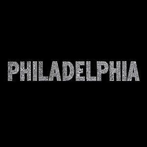 PHILADELPHIA NEIGHBORHOODS - Women's Word Art Long Sleeve T-Shirt
