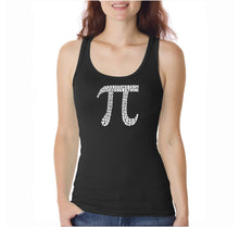 Load image into Gallery viewer, THE FIRST 100 DIGITS OF PI  - Women&#39;s Word Art Tank Top