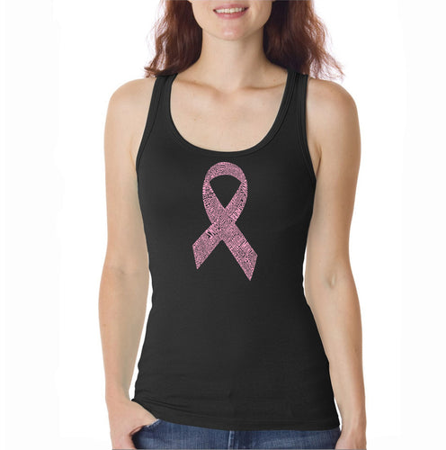 CREATED OUT OF 50 SLANG TERMS FOR BREASTS  - Women's Word Art Tank Top