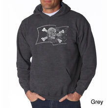 Load image into Gallery viewer, FAMOUS PIRATE CAPTAINS AND SHIPS - Men&#39;s Word Art Hooded Sweatshirt