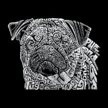 Load image into Gallery viewer, Pug Face  - Women&#39;s Word Art Tank Top