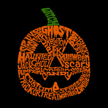 Load image into Gallery viewer, Pumpkin - Men&#39;s Raglan Baseball Word Art T-Shirt
