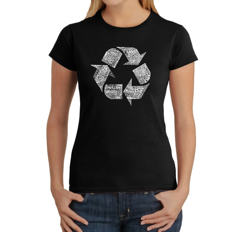 86 RECYCLABLE PRODUCTS - Women's Word Art T-Shirt