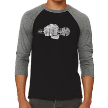 Load image into Gallery viewer, 90&#39;s Rappers - Men&#39;s Raglan Baseball Word Art T-Shirt