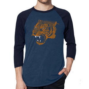 Beast Mode - Men's Raglan Baseball Word Art T-Shirt