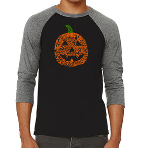 Pumpkin - Men's Raglan Baseball Word Art T-Shirt