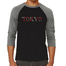 Load image into Gallery viewer, THE NEIGHBORHOODS OF TOKYO - Men&#39;s Raglan Baseball Word Art T-Shirt