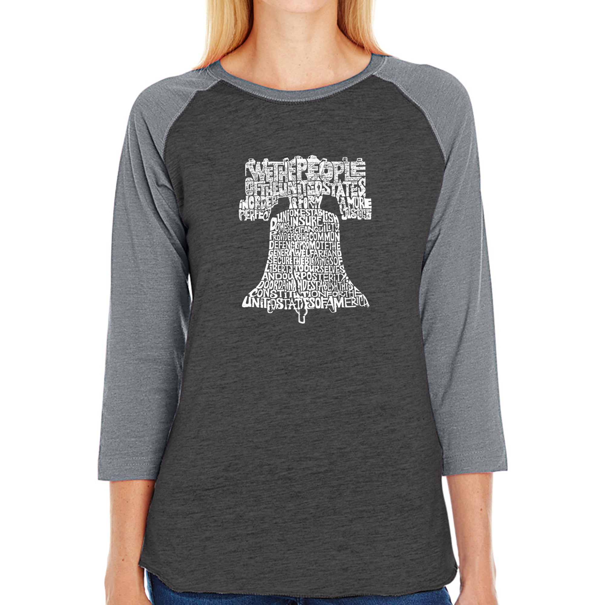 Philadelphia Phillies MLB Women's Liberty Bell V-Neck Tee