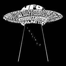Load image into Gallery viewer, Flying Saucer UFO - Women&#39;s Raglan Baseball Word Art T-Shirt
