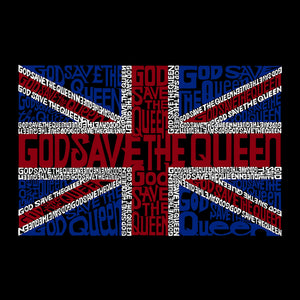 God Save The Queen - Men's Word Art Crewneck Sweatshirt