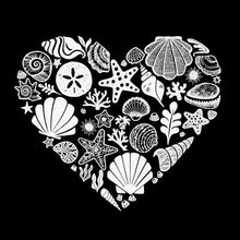 Load image into Gallery viewer, Sea Shells - Full Length Word Art Apron