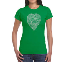 Load image into Gallery viewer, WILLIAM SHAKESPEARE&#39;S SONNET 18 - Women&#39;s Word Art T-Shirt