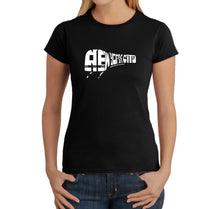 Load image into Gallery viewer, NY SUBWAY - Women&#39;s Word Art T-Shirt