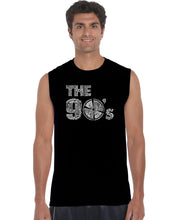 Load image into Gallery viewer, 90S - Men&#39;s Word Art Sleeveless T-Shirt