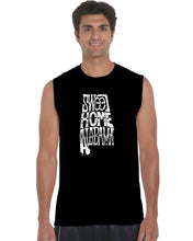 Load image into Gallery viewer, Sweet Home Alabama - Men&#39;s Word Art Sleeveless T-Shirt