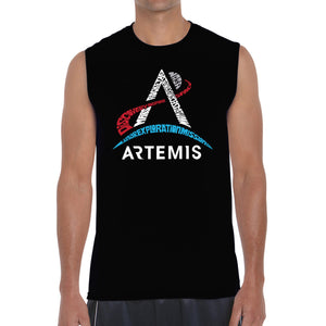 NASA Artemis Logo - Men's Word Art Sleeveless T-Shirt