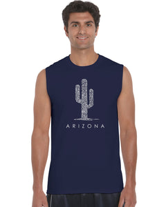 Arizona Cities - Men's Word Art Sleeveless T-Shirt