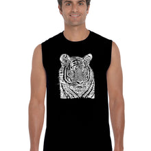 Load image into Gallery viewer, Big Cats -  Men&#39;s Word Art Sleeveless T-Shirt