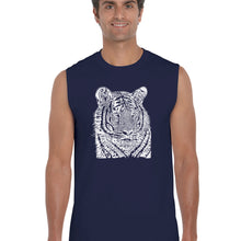 Load image into Gallery viewer, Big Cats -  Men&#39;s Word Art Sleeveless T-Shirt