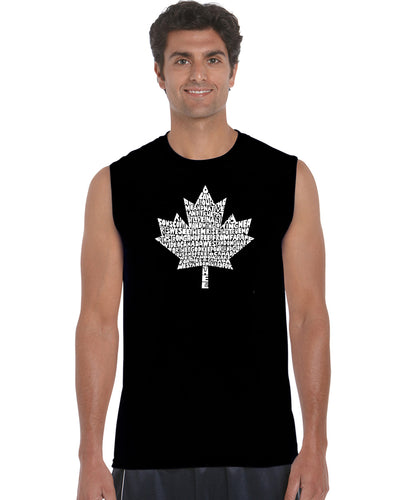 CANADIAN NATIONAL ANTHEM - Men's Word Art Sleeveless T-Shirt