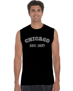 Chicago 1837 - Men's Word Art Sleeveless T-Shirt