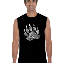 Load image into Gallery viewer, Types of Bears -  Men&#39;s Word Art Sleeveless T-Shirt
