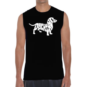 Dachshund  - Men's Word Art Sleeveless T-Shirt