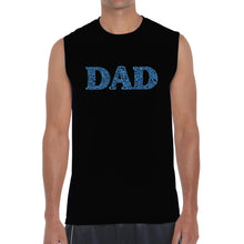 Load image into Gallery viewer, Dad - Men&#39;s Word Art Sleeveless Tshirt