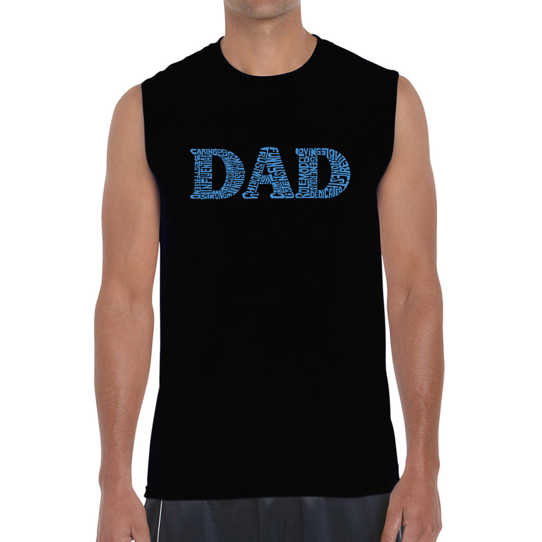 Dad - Men's Word Art Sleeveless Tshirt