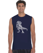 Load image into Gallery viewer, Dino Pics - Men&#39;s Word Art Sleeveless T-Shirt